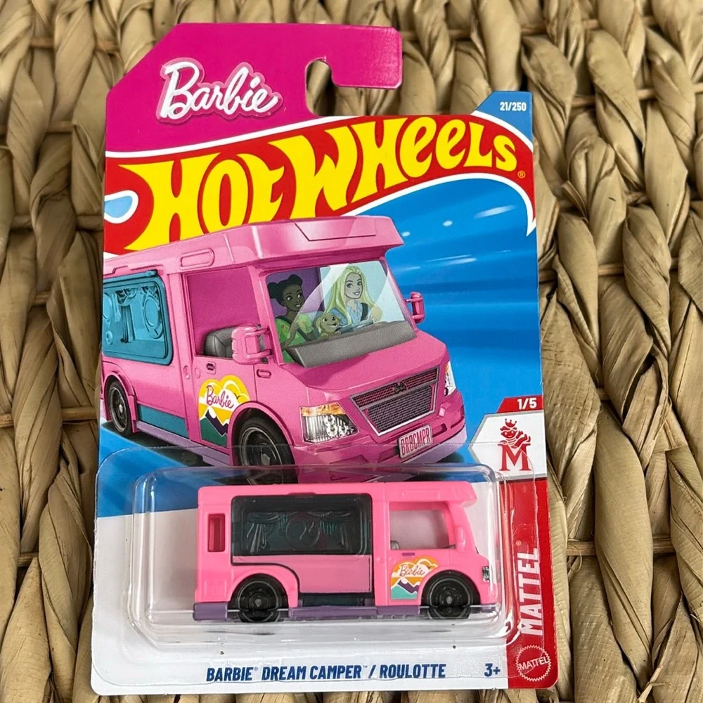 Barbie Hot Wheels Dream Camper Mobile Home Van Bright Pink Hotwheels 🆕 2026